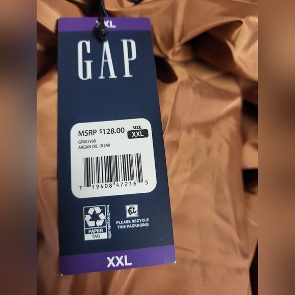 NWT GAP Women's Sherpa Button Jacket XXL 1X 2XL "Argan Oil" - Picture 3 of 3